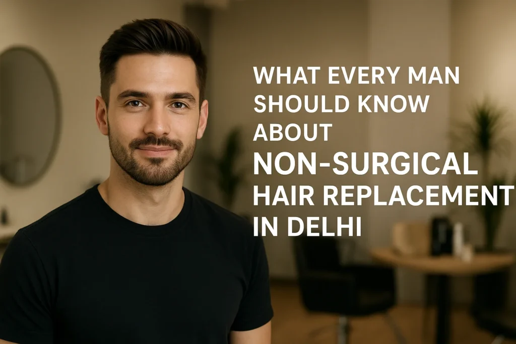 non surgical hair replacement for men in delhi