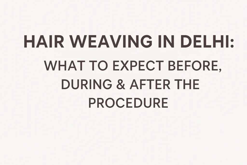 hair weaving in delhi
