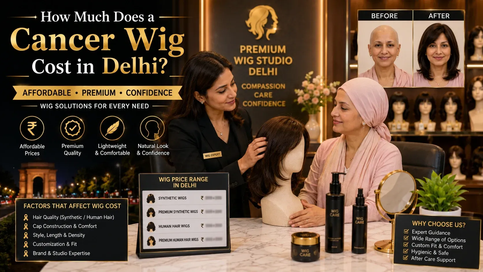 wigs for cancer patients in delhi