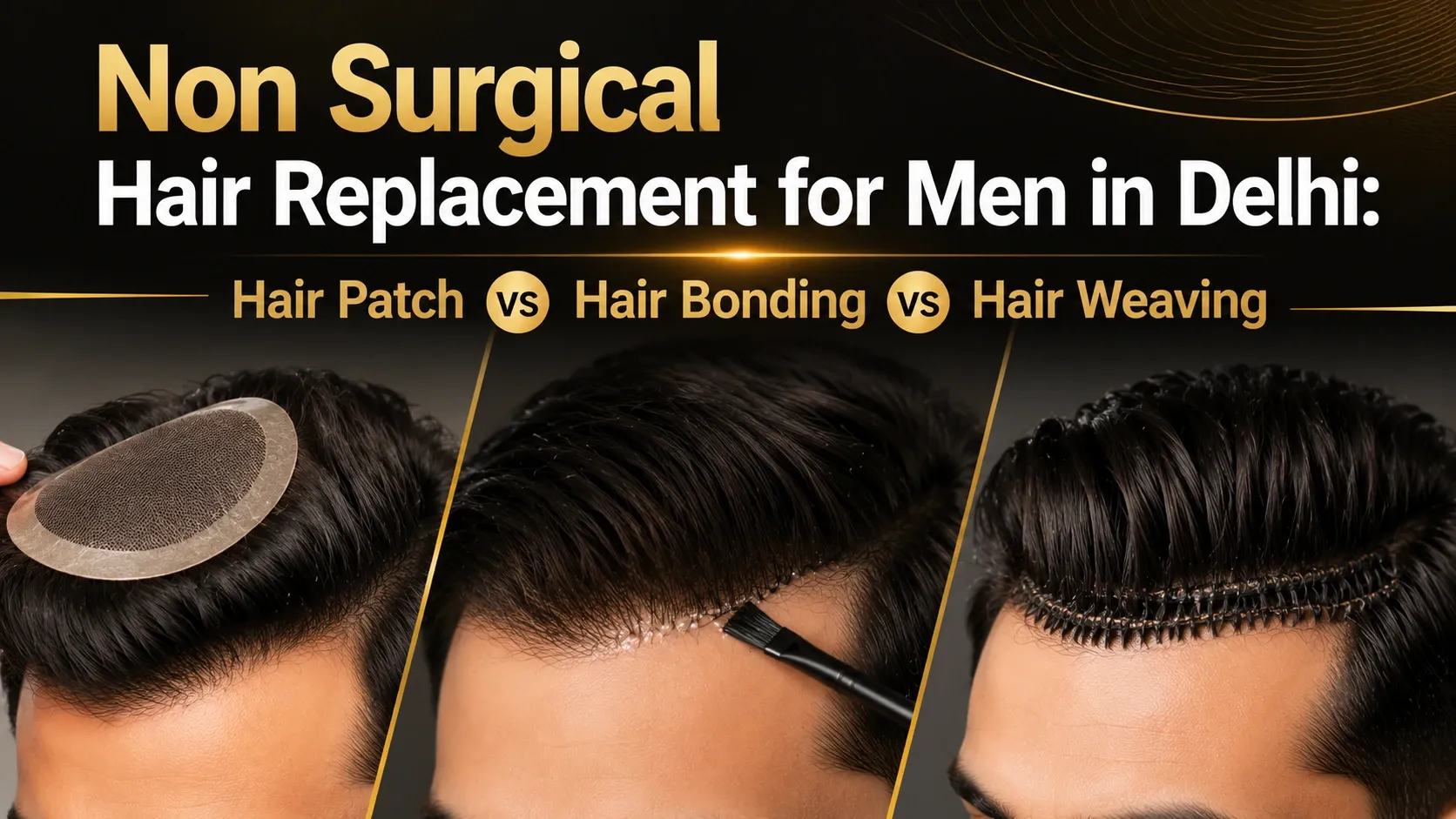 non surgical hair replacement for men in delhi